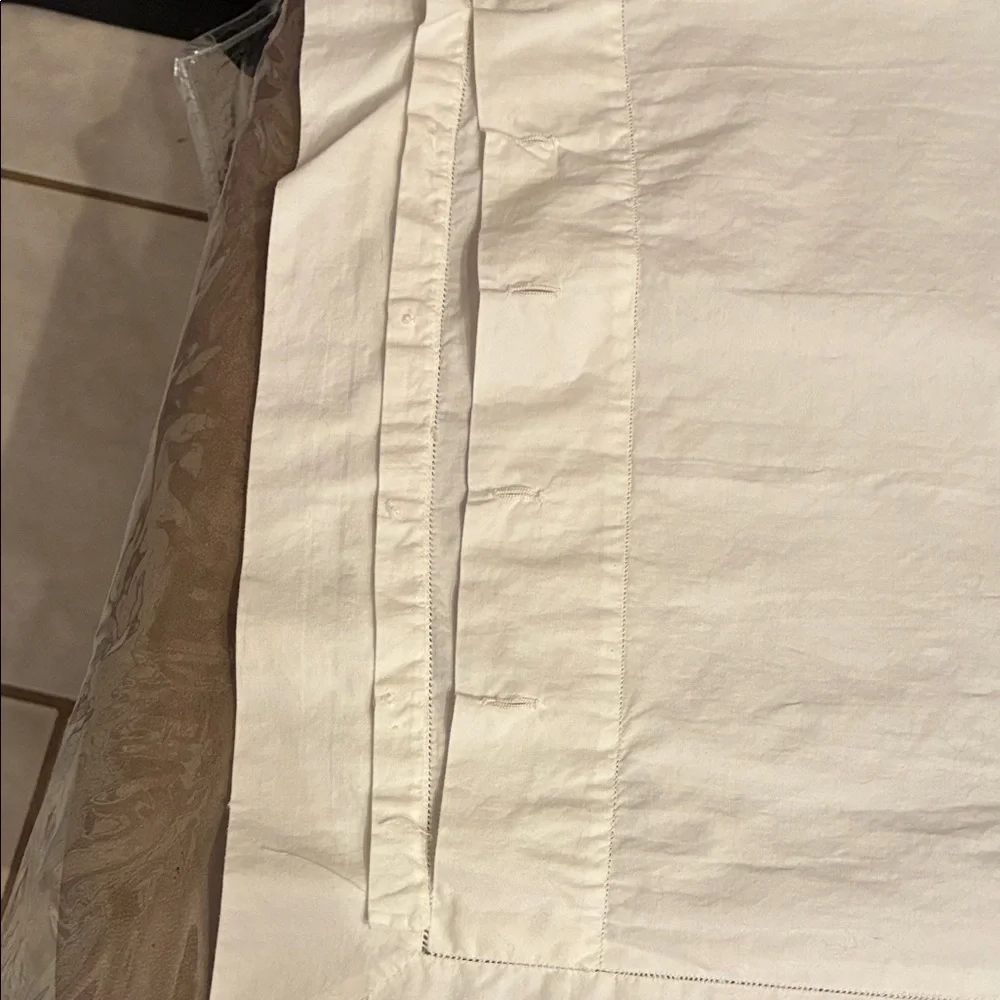 Embroidered White Pillowcase